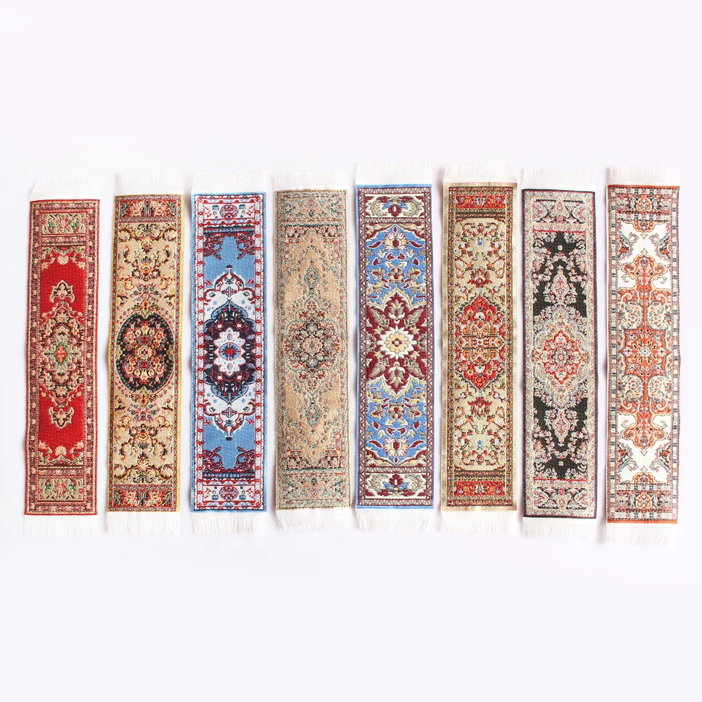 

New Kids Dolls House Furniture Miniatures 1/12 Scale Woven Rug Floor Carpet Classic Toys Pretend Play Furniture Toys for Child