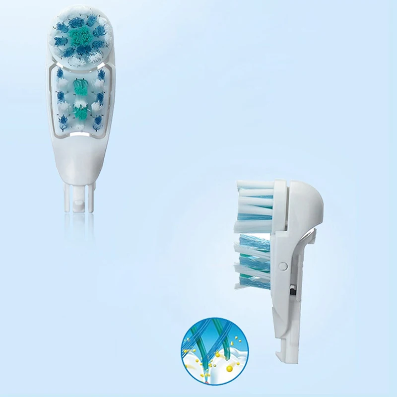 20 шт. сменные насадки для зубной щетки подходит Oral B Dual Clean в комплекте насадка с
