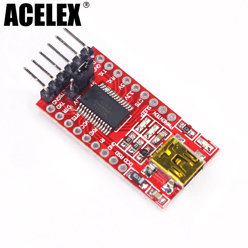 10 шт. FT232RL FT232 FTDI USB 3 V 5 к TTL последовательный адаптер модуль для Arduino Mini Port |