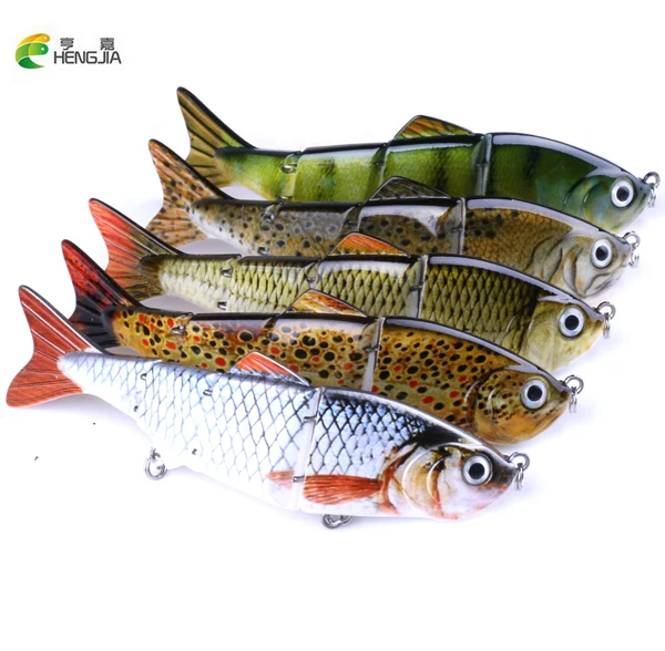 HENGJIA 12 см 16 4 г воблеры рыболовная приманка сегментная Swimbait жесткая искусственная