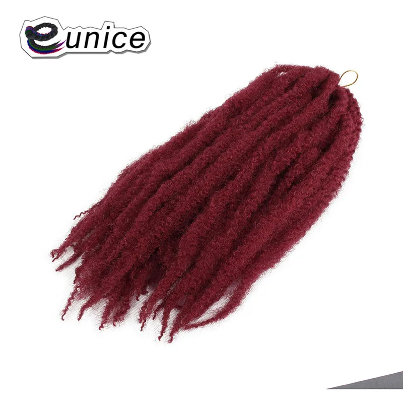 Eunice 3 упаковки марли косы для наращивания волос синтетические Омбре афро