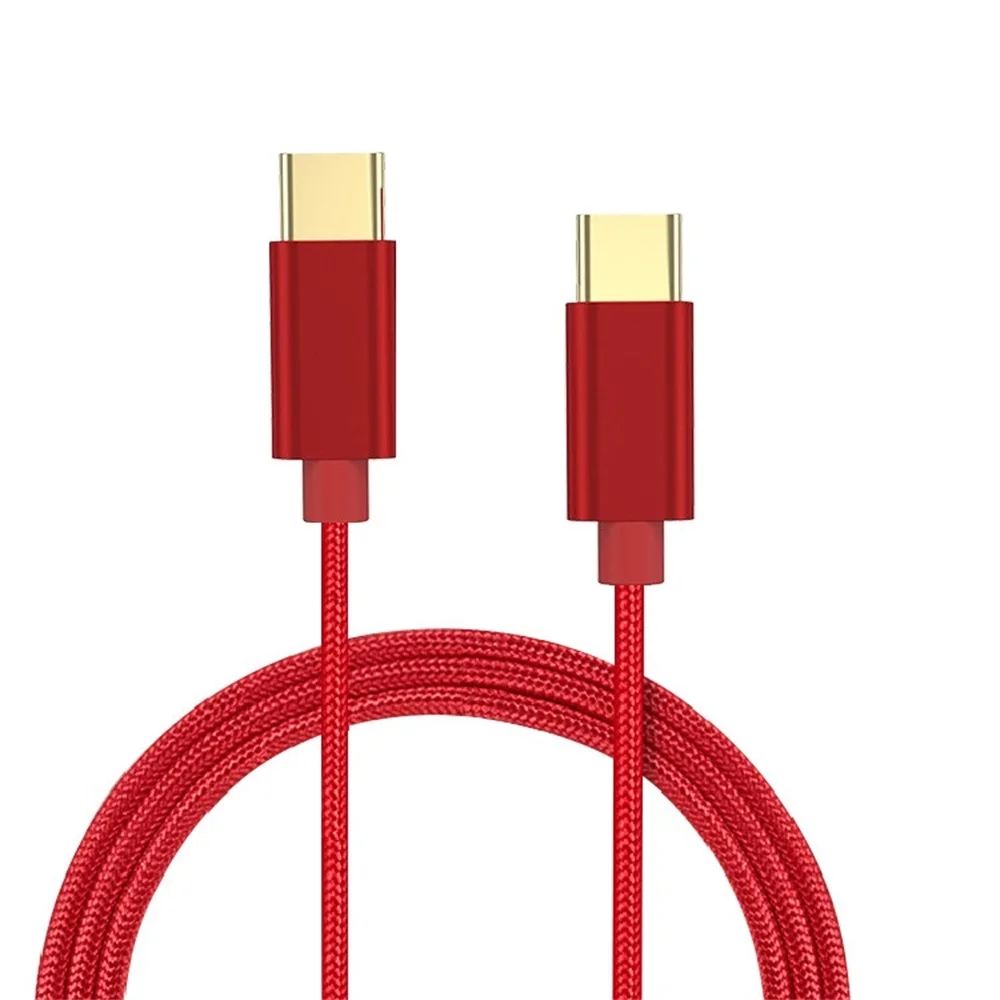Red Type C Кабель USB 3,1 type-C-USB C PD для iPhone X samsung S9 Oneplus 7 Pro 3A 60 Вт QC 3,0 USBC PD кабель для быстрой зарядки для MacBook Pro - Цвет: Red Type C