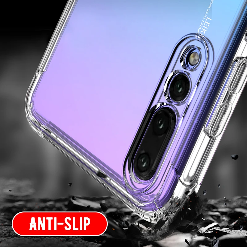 Противоударный силиконовый чехол из ТПУ для Huawei P20 Lite Mate 10 Pro 20 Nova 3i 3 прозрачный