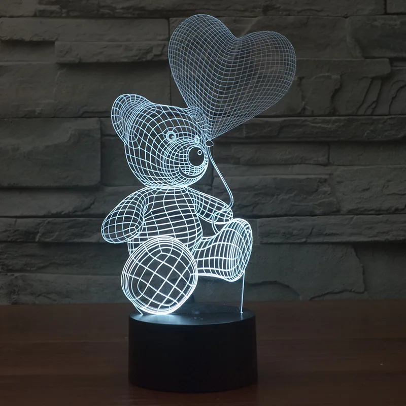 Украшение для спальни 3d маленький ночник импортные товары современная