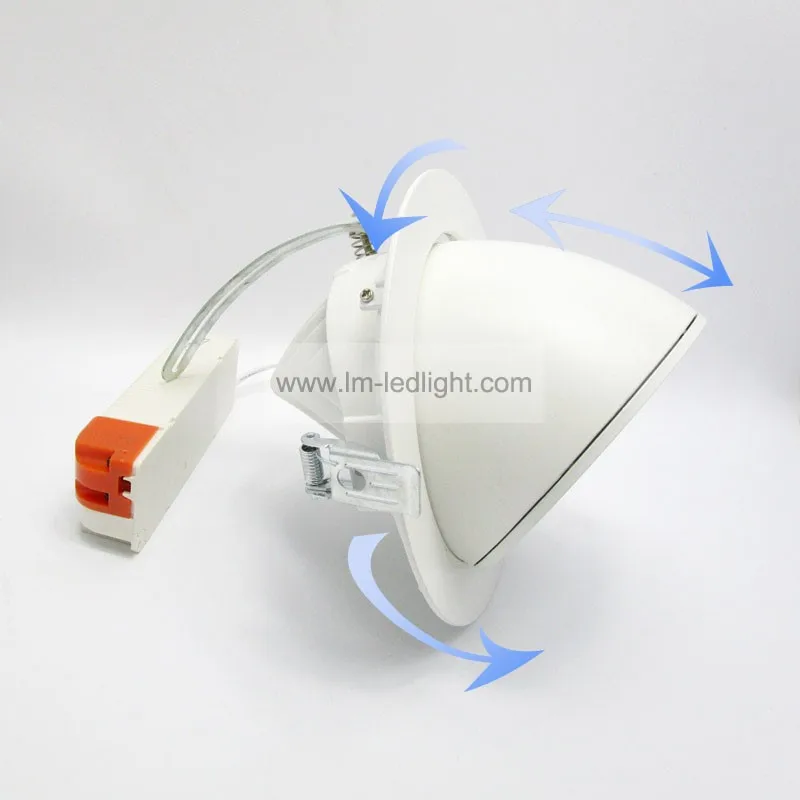 Dimmable led утопленное освещение 20 Вт Bridgelux COB светильник iluminacion techo Бесплатная