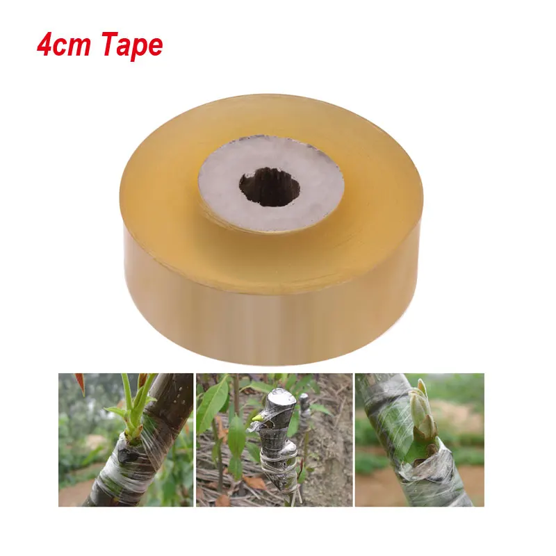 4cm Tape Садовый инструмент для прививки фруктовых деревьев, секаторы для прививки, секаторы для обрезки, садовое оборудование, садовые инструменты - Цвет: 4cm Tape