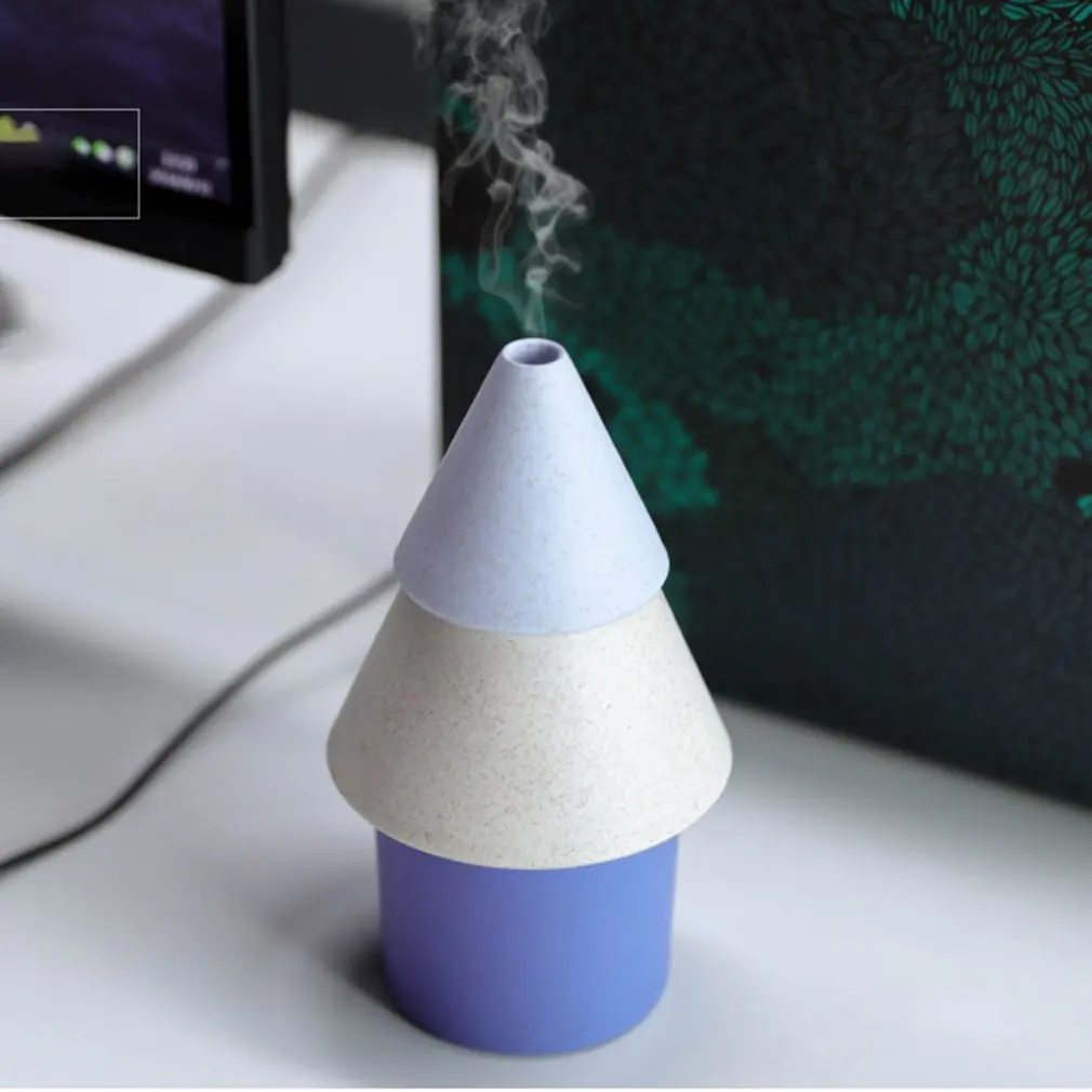 Ins Style Mini Air Humidifier Pine Tree Mute DC5V USB Portable Ultrasonic For Car Office Dormitory 250ML | Бытовая техника