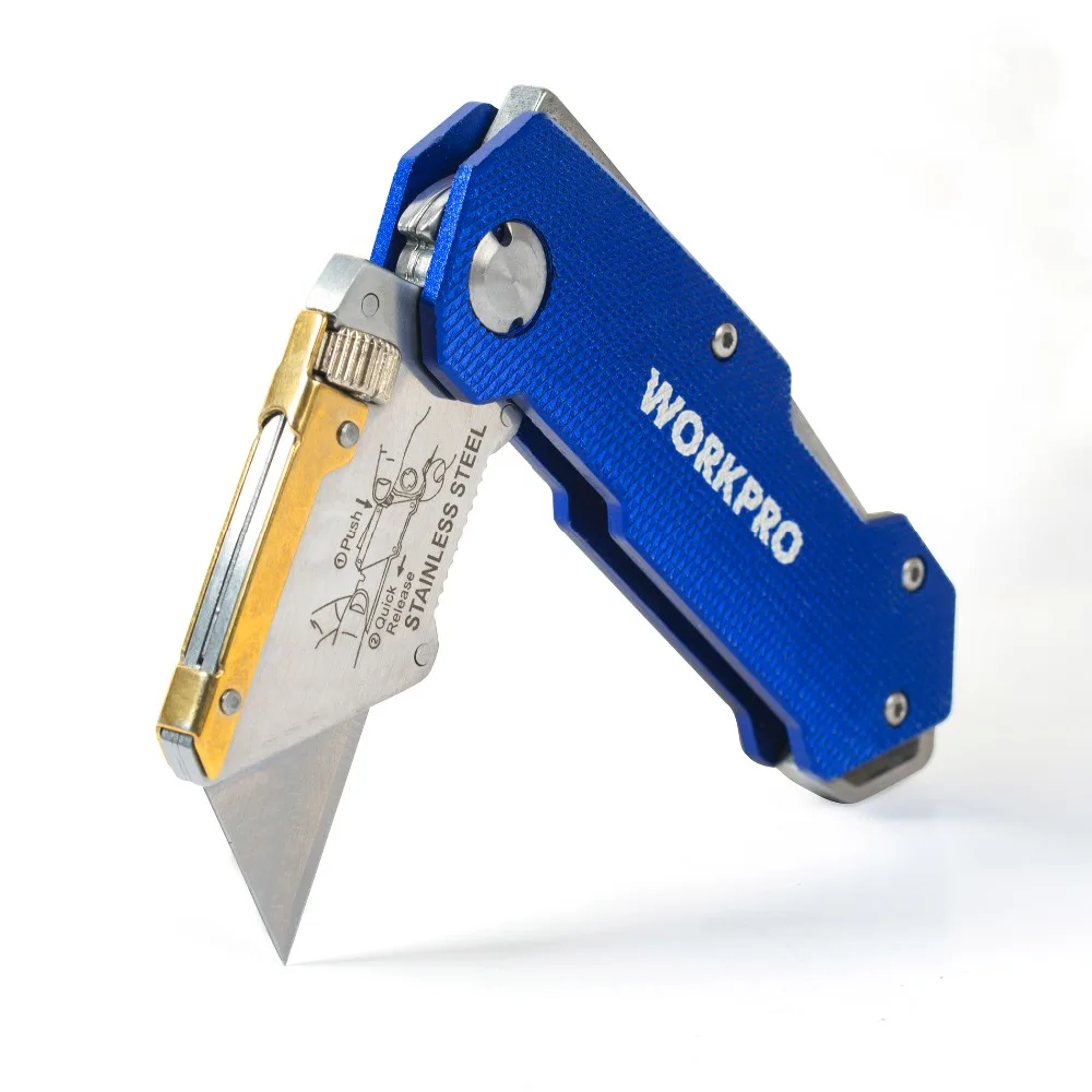 WORKPRO складной нож универсальный нож труба резак кабеля 3 в 1 комбинированная пила быстрая замена пила с лезвиями