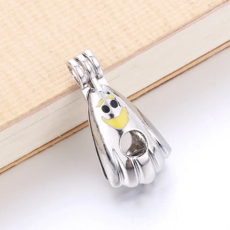 6 шт. цветные жемчужные бусины клетка диффузор эфирного масла медальон подвеска