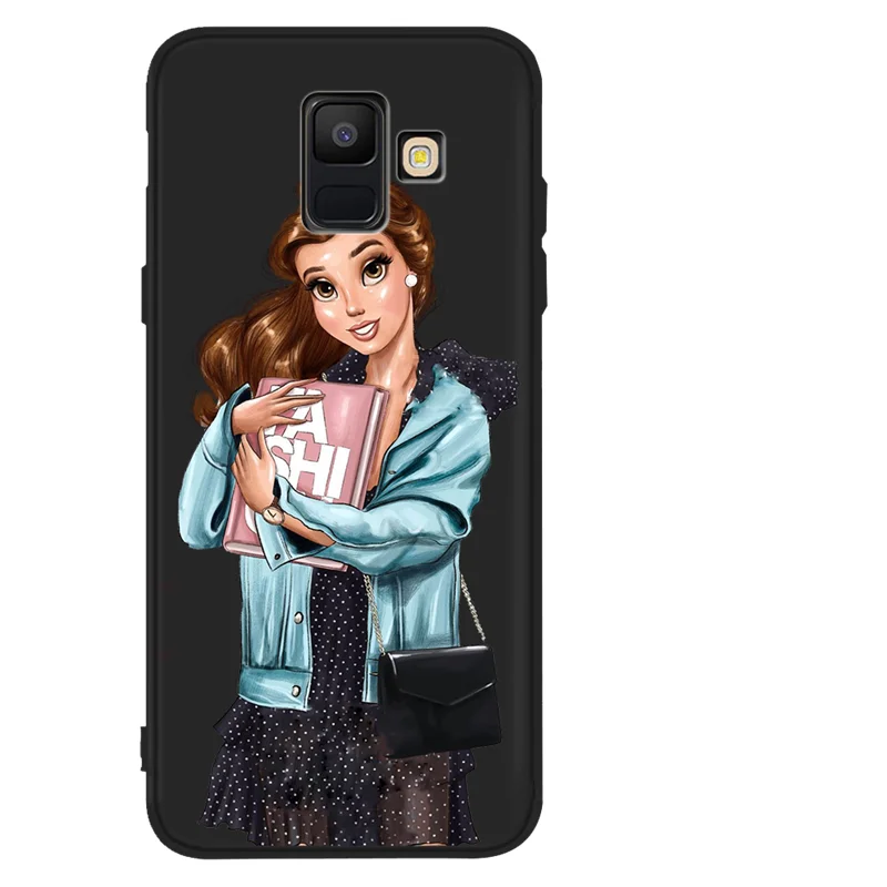 Платье принцессы для девочек для samsung Galaxy A9 A8 A7 A6 A5 A3 J3 J4 J5 J6 J8 плюс M30 A40S телефон чехол Etui принципиально Капа