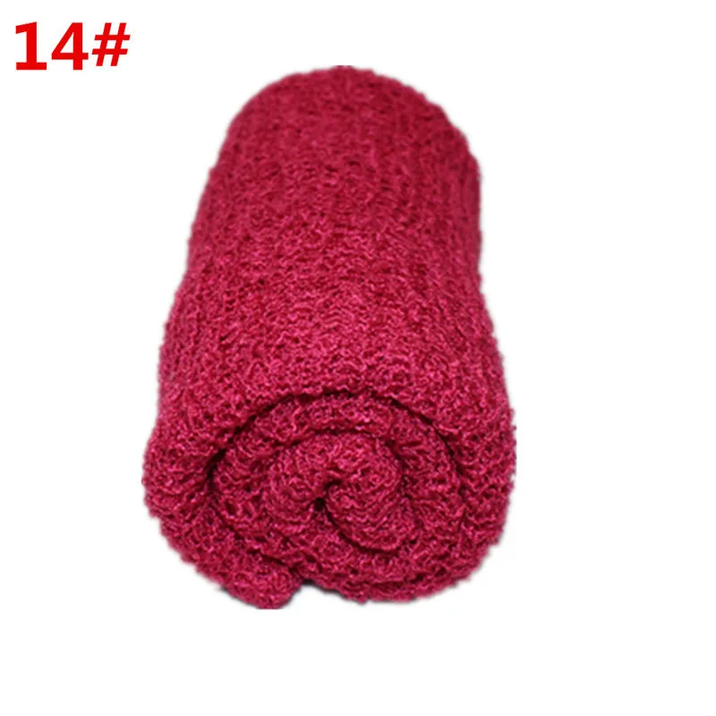 35*150cm Stretch Knit Wrap Newborn Photography Props Baby Kids Nubble Rayon Wraps Maternity Scarf Hammock Swaddlings Women Shawl