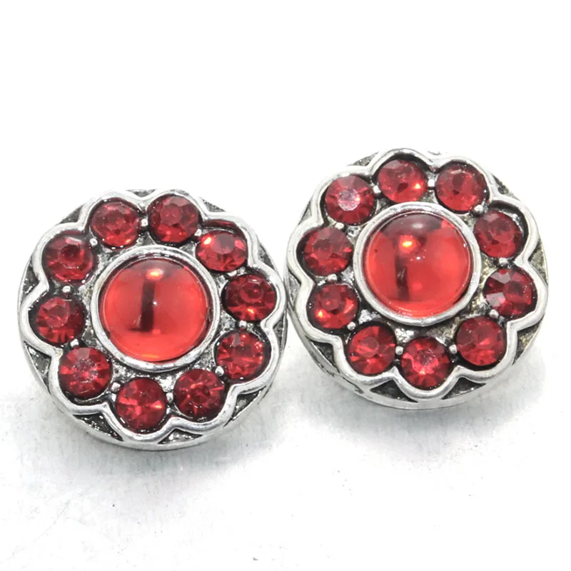 Женские металлические часы с кристаллами 18 мм кнопкой-защелкой для кожаных