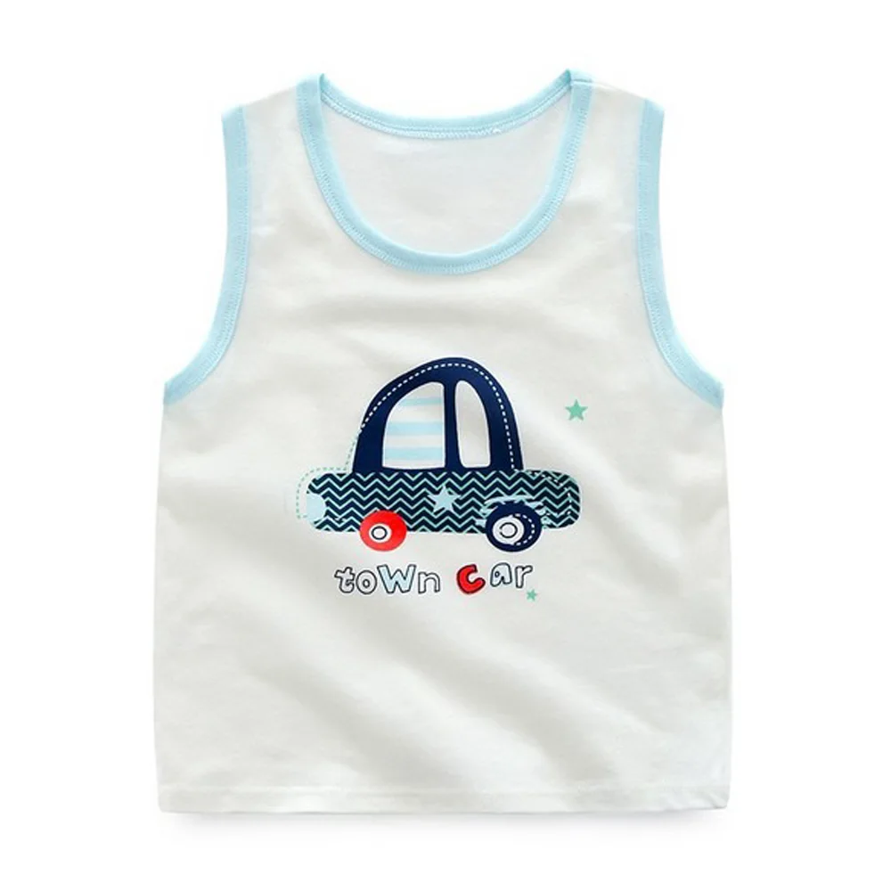 Для маленьких детей новый Повседневное шею Мода без рукавов Майки | Мать и