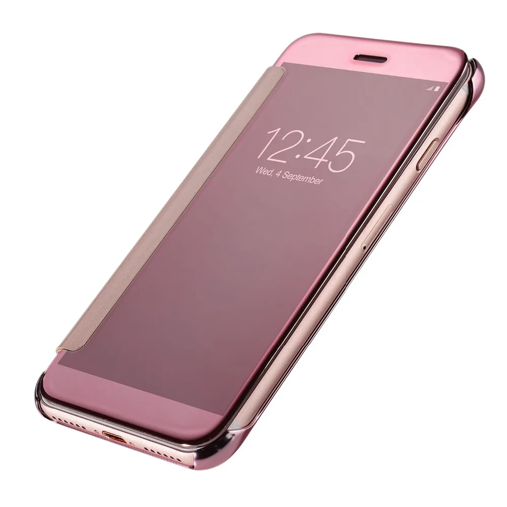 Роскошный акриловый флип-чехол для iPhone 6s 5S 6 5 s SE X 8 7 Plus 6Plus 6s Plus 7 Plus 8Plus прозрачный 360 Полный Чехол для задней панели