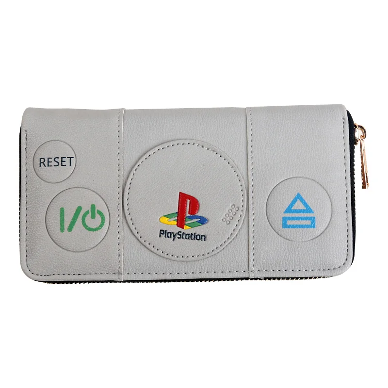 Держатель для карт мужские кошельки кошелек &quotplaystation&quot длинный дизайн на молнии