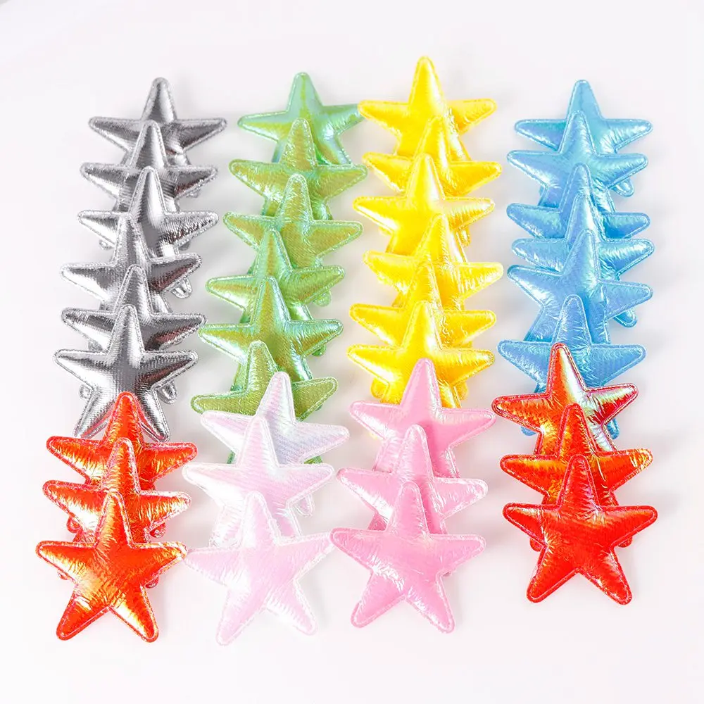 20 шт. 55 мм Корея милые нашивки Мягкий войлок форма пентаграммы ткань 12 аппликации