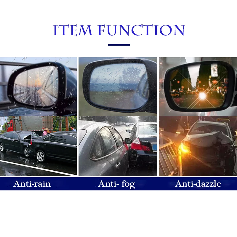 2 шт./лот непромокаемая мембрана автомобильная наклейка на зеркало заднего вида