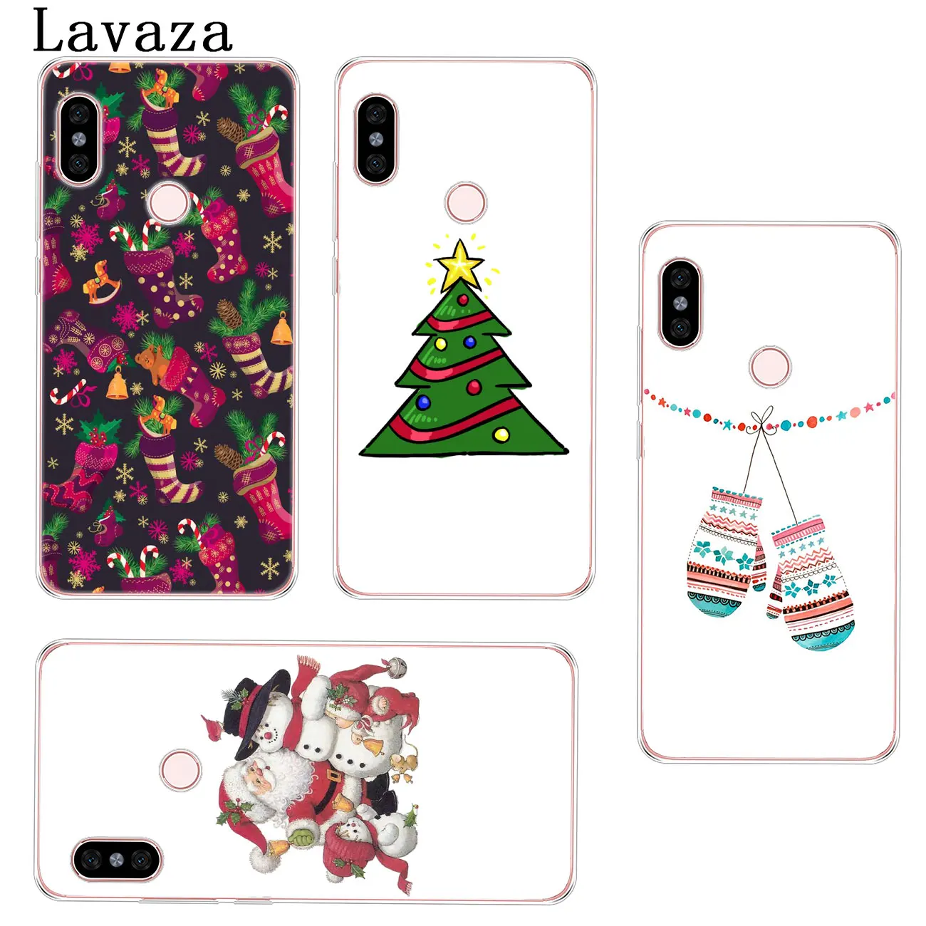 Чехол для телефона Lavaza Merry Christmas new Year donut gift Xiaomi MI 10 9 9T CC9 CC9E A3 Pro 8 SE A2 Lite A1 pocophone f1 6 Mi10 |