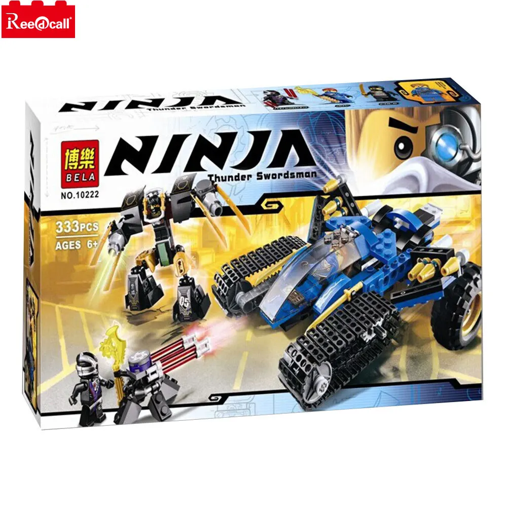 333 шт. Bela 10222 Ninjagoes Chariot гром Райдер строительные блоки наборы Кирпичи Классические