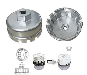 Масляный фильтр, алюминиевый гаечный ключ для Toyota Prius Corolla Rav4 Auris G08, Прямая поставка, 64,5 мм14P