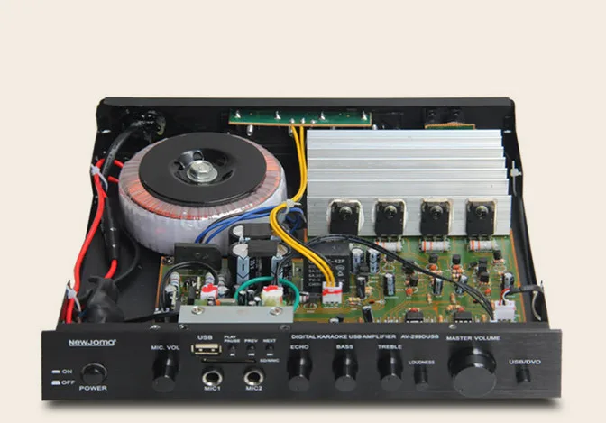 AV-299D 120 Вт 4 Ом 2,0 канальный HIFI fever 1941/5198 Power tube домашний Bluetooth аудио усилитель с USB SD MP3 микрофоном