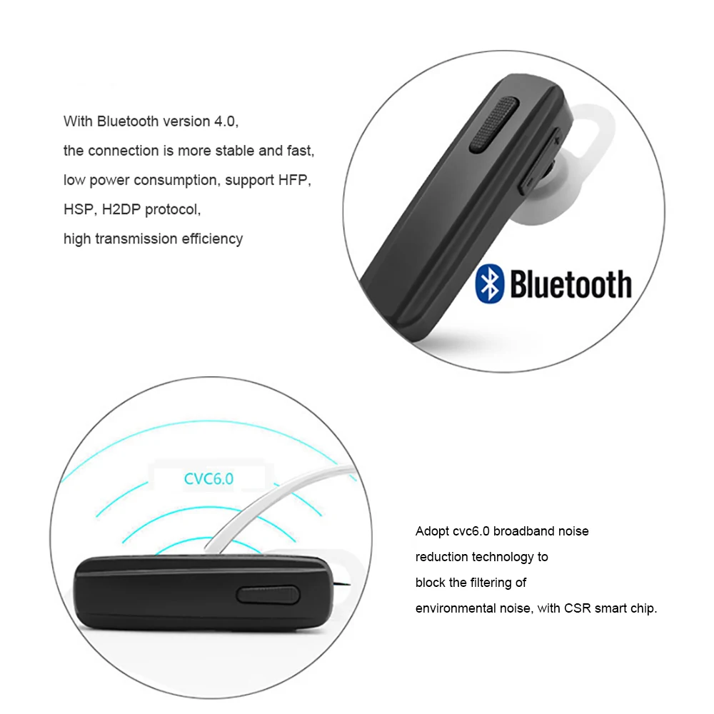 Спортивные стереонаушники KEBIDU с поддержкой Bluetooth 4 0 беспроводные наушники
