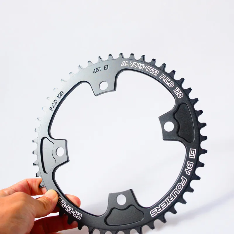 FOURIERS сеть MTB кольцо полное CNC сделано узкое широкое кольцо PCD 120 мм 36-48 т