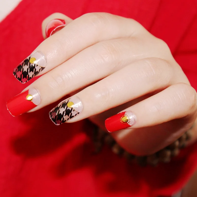 Золотистые/Серебристые круглые в полоску металлические наклейки 3 мм для дизайна