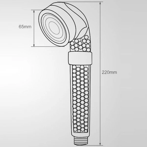 Кристалл Турмалин SPA Анион СВЕТОДИОДНЫЙ Душ Голова Стиль | Обустройство дома