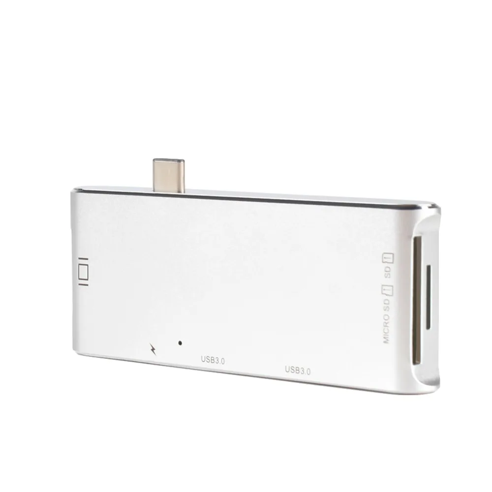 6 в 1 концентратор USB Type C к HDMI адаптер док станция ключ 3 0 с SD слотом для MacBook Pro