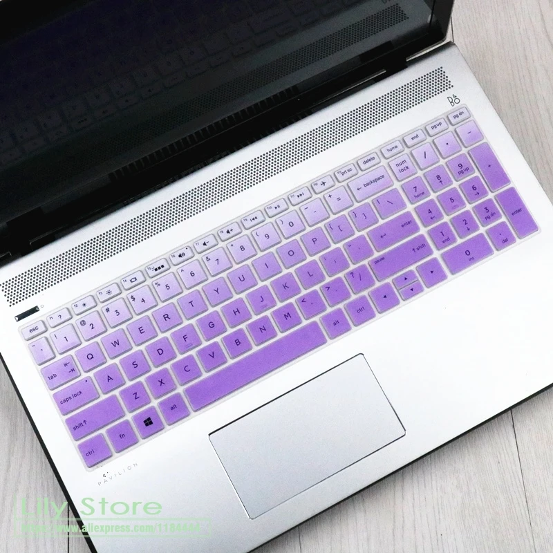 fadepurple Для hp павильон X360 15,6 ''2-в-1 flaship сенсорным экраном ноутбука 15 15,6 дюймов Тетрадь силиконовый чехол Защитная крышка - Цвет: fadepurple