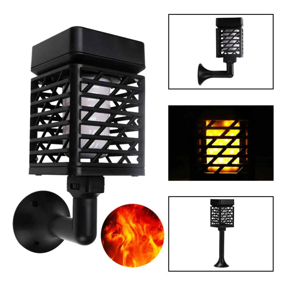 Фото USB Charging Solar Light Path Torches Flame Lighting 96 LED Dusk to Dawn Flickering Lamp Outdoor Waterproof Garden Освещение USB Charging Solar Light Path Torches Flame Lighting 96 LED Dusk to Dawn Flickering Lamp Outdoor Waterproof Garden Освещение