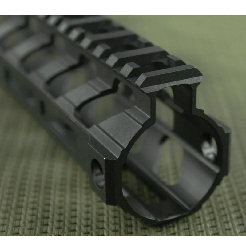 Горячая Распродажа CNC алюминиевый легкий 12,4 дюймов поплавок поручень рельсовая система Охотничьи аксессуары BK CB