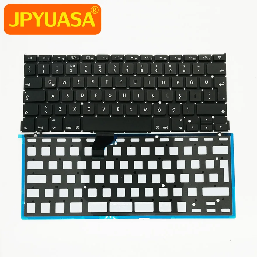 5 шт./лот новая клавиатура для MacBook Pro Retina 13 3 &quotA1502 TR Турецкая с подсветкой 2013 2015