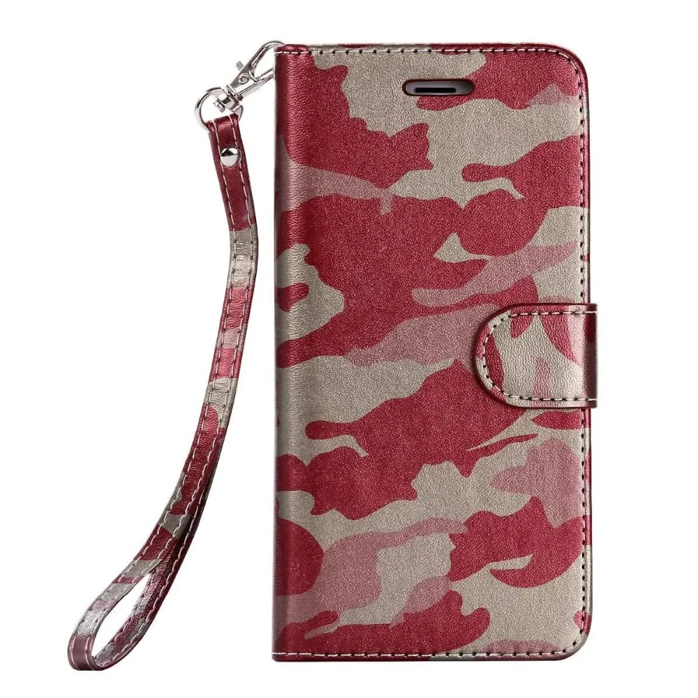 Fulaikate бумажник флип чехол для iPhone 7 Plus Камуфляж Талреп задняя крышка телефон стенд