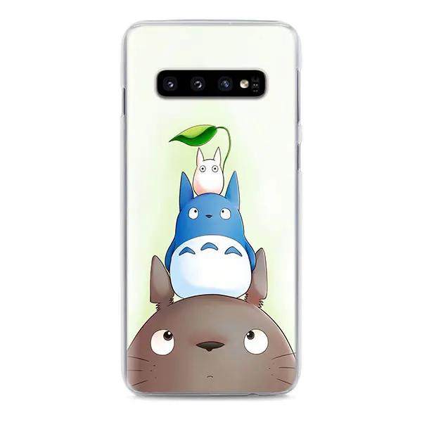 06 Аниме Тоторо, гибли спирированный чехол для телефона s для samsung Galaxy S8 S9 S10 Plus S10e M10 M20 S6 S7 edge Жесткий PC чехол-накладка - Цвет: 06