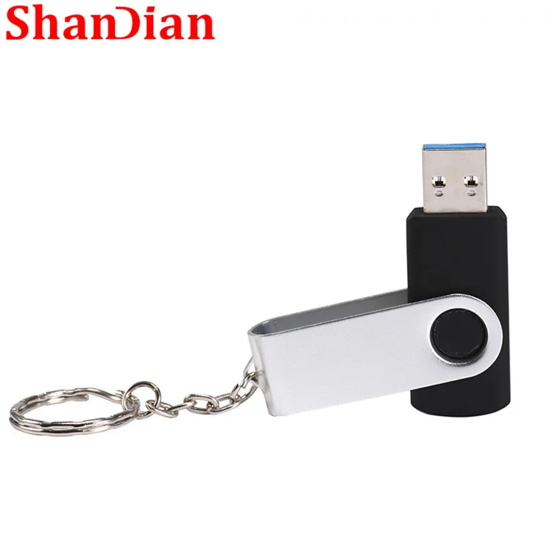 Поворотный USB флеш накопитель металлический флэш 64 ГБ 4 8 16 32 usb 2 0 флешка U диск в