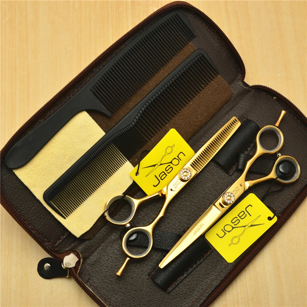 4 шт. профессиональные ножницы для волос Jason 440C 6 0 дюйма J1020|cutting shears|hairdressing