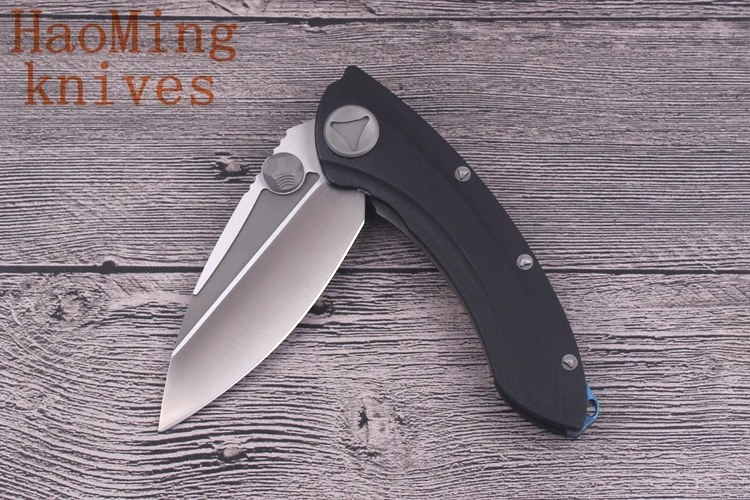 Outdoor tactical camping portable folding knife G10 handle D2 blade Flipper hunting combat knives utility EDC Self-defense tools |