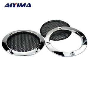 AIYIMA 2 шт. 3 дюйма серебристый автомобильный динамик решетка сетка корпус сетка защитная крышка динамик DIY