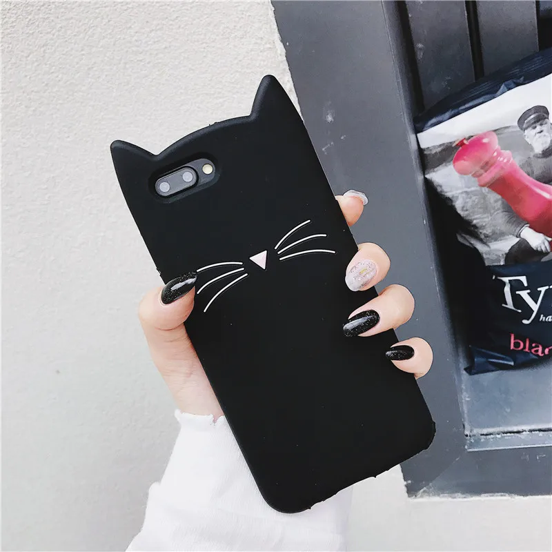 3D модные с рисунком кота мягкий силиконовый чехол для samsung Galaxy J1 J3 J2 J7 J5 2015 2016 Mini Prime