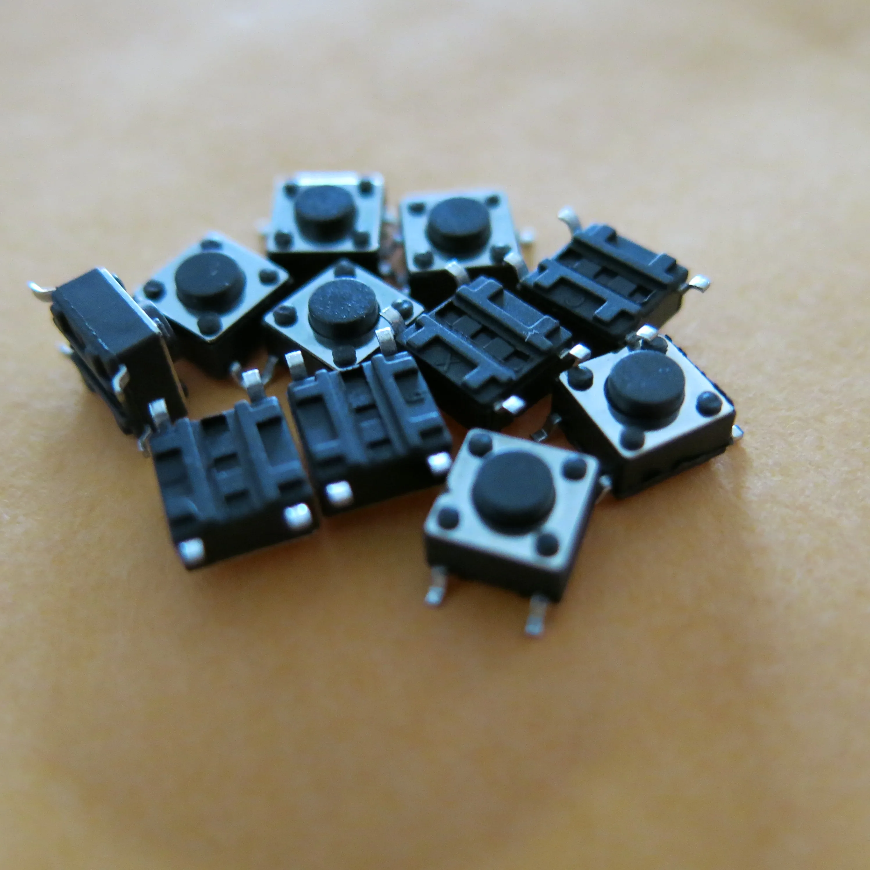 100 шт./лот 6x6x4 3 мм SMD микро кнопочный тактовый электронный мини переключатель