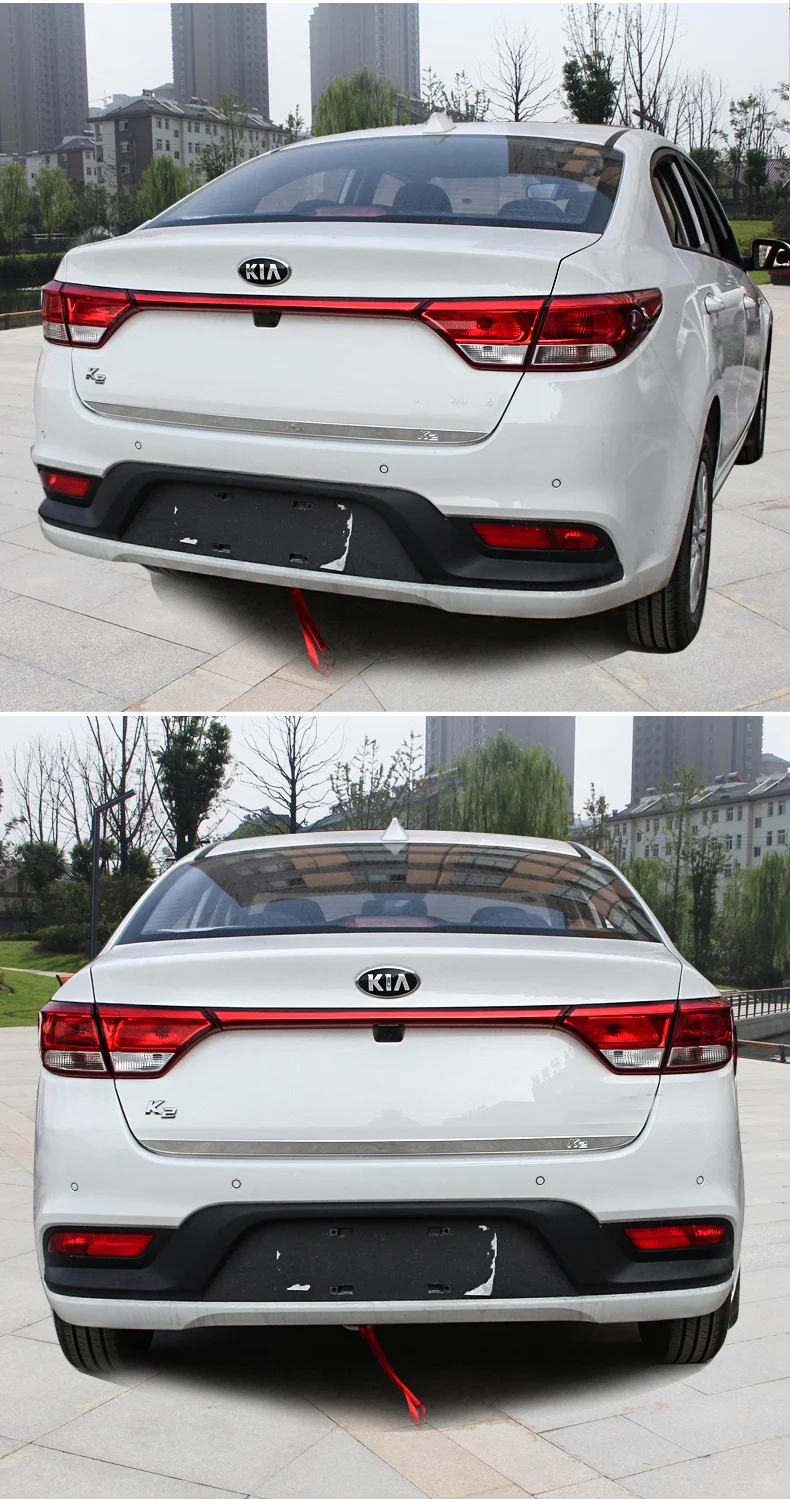 Lsrtw2017 нержавеющая сталь автомобиля задние двери планки для kia rio k2