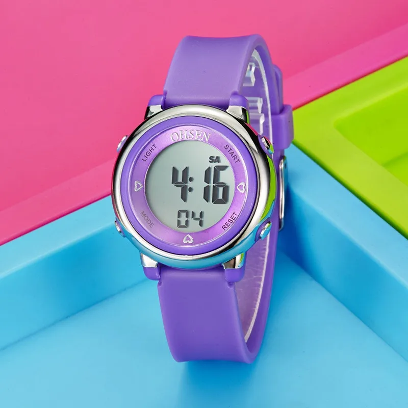 Kids Watches Children Digital LED Fashion Sport Watch Cute boys girls Wrist watch For Waterproof Gift Watch Alarm Men Clock 2022