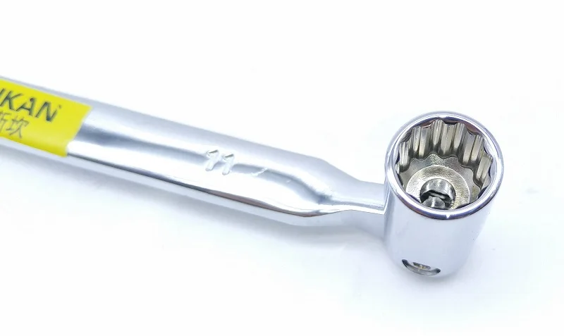 New 1pcs 10*11mm Double End Socket Wrench tools Adjustable Spanner 40CR | Инструменты