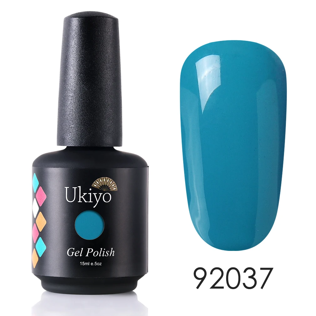 H92037 Ukiyo 15 мл Чистый Цвет Гель-лак для ногтей Vernis полуперманентный УФ-гель для ногтей впитывающий Гель-лак для ногтей - Цвет: H92037