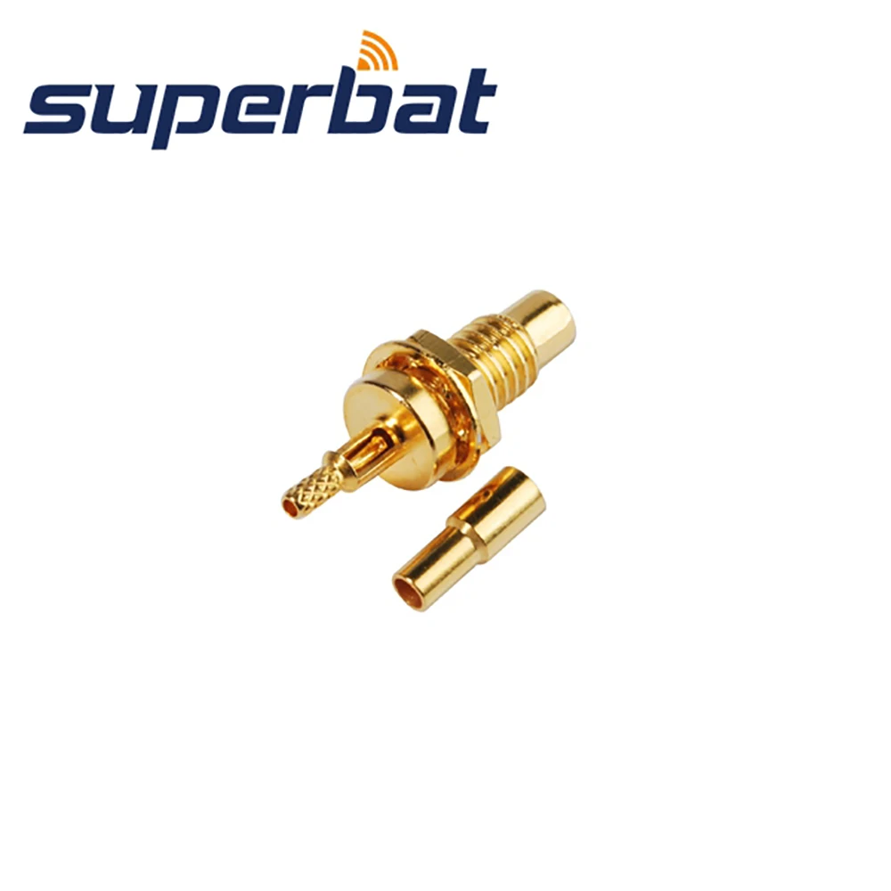 Прямой обжимной соединитель Superbat 50 Ом SMC Jack для крепления кабеля 1 13 мм 37 |