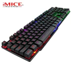 IMice игровая проводная клавиатура с 104 клавишами, механическая клавиатура с RGB подсветкой для ПК, геймерская Teclado Gamer, Mecanico claver