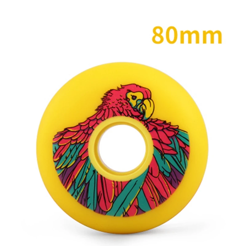 

free shipping parrot roller skate wheels full meat high elasticity 83 A