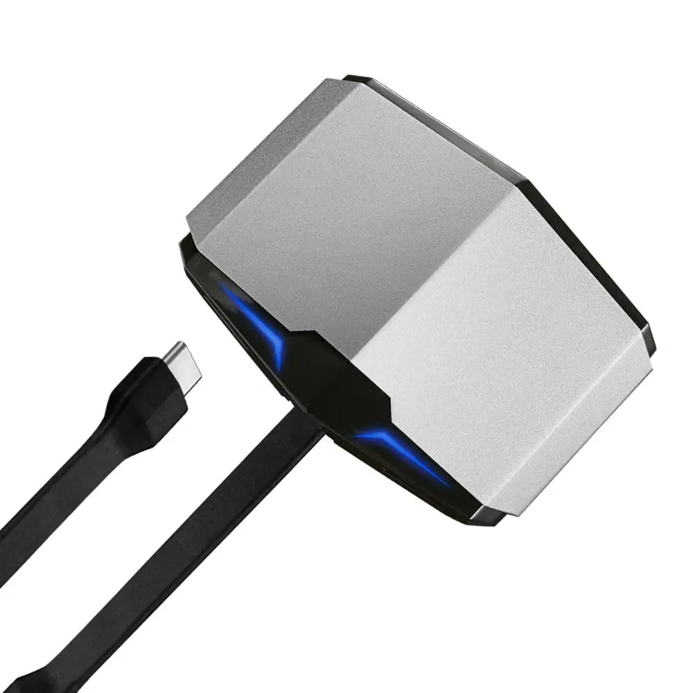LTGEM USB HUB C type-C к HDMI + Rj45 2 3 0 1 адаптер док-станция для MacBook Pro Аксессуары концентратор |